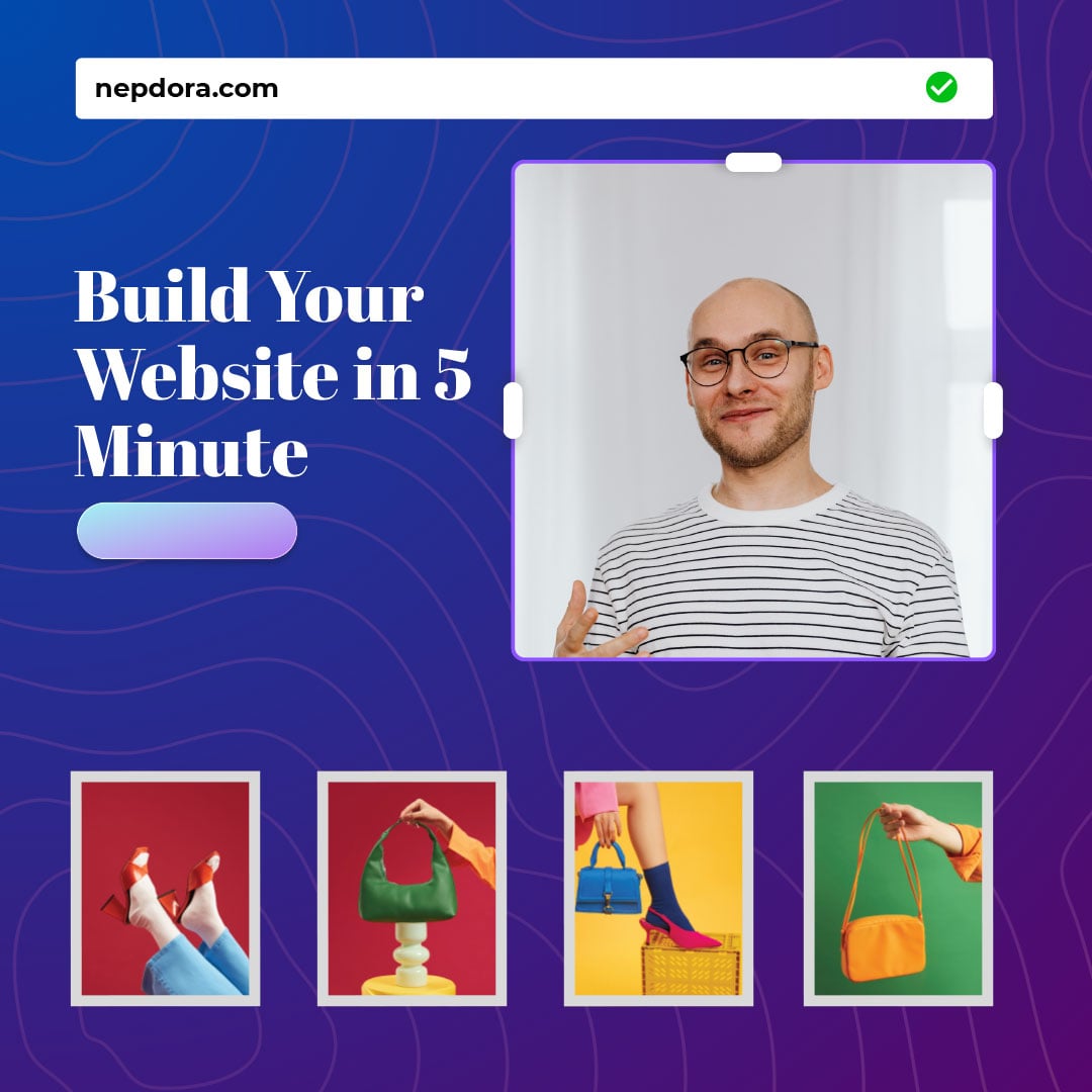 Website builder interface showing drag and drop functionality